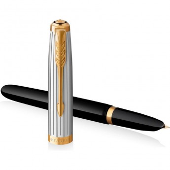 Ручка перьевая PARKER PARKER 51 PREMIUM BLACK GT FP F